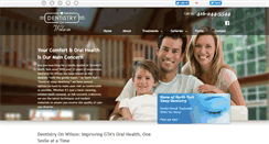 Desktop Screenshot of dentistryonwilson.com